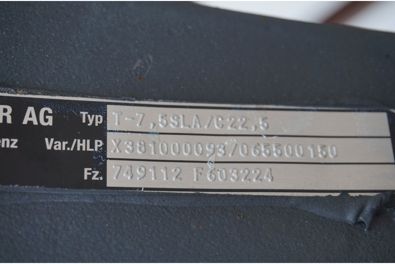 Mercedes-Benz F-8A/C22.5 - 前轴 适用于 卡车:图4 Mercedes-Benz F-8A/C22.5 - 前轴 适用于 卡车:图4