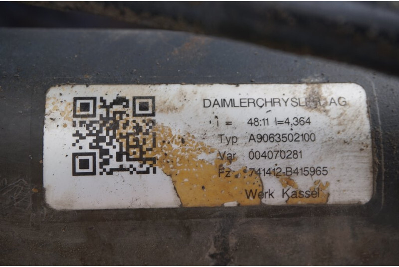 Mercedes-Benz HLO/030C-2,45 48/11 - 后轴 适用于 卡车:图3 Mercedes-Benz HLO/030C-2,45 48/11 - 后轴 适用于 卡车:图3