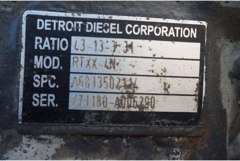 Mercedes-Benz RT390-10/C-22.5 43/13 - 后轴 适用于 卡车:图5 Mercedes-Benz RT390-10/C-22.5 43/13 - 后轴 适用于 卡车:图5