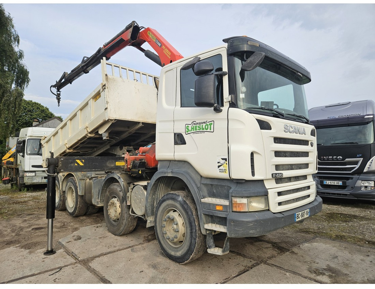 Scania R420 8x4 Tipper Crane Palfinger 23500 - 翻斗车, 起重车:图3 Scania R420 8x4 Tipper Crane Palfinger 23500 - 翻斗车, 起重车:图3