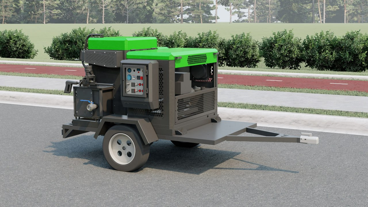 TICAB Crack sealing machine , 120 l, Asphalt crack filler, Manufacturer - 沥青铺路机:图1 TICAB Crack sealing machine , 120 l, Asphalt crack filler, Manufacturer - 沥青铺路机:图1