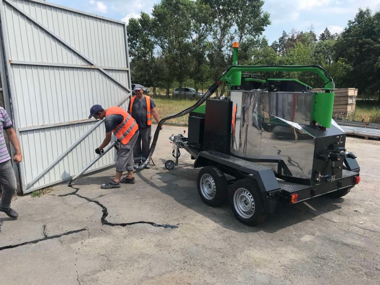TICAB Сrack Sealing Machine,Asphalt Crack Fill Machine,500 L, Manufacturer, mašīna asfalta šuvju un plaisu aizpildīšanai BPM-500 - 沥青机:图5 TICAB Сrack Sealing Machine,Asphalt Crack Fill Machine,500 L, Manufacturer, mašīna asfalta šuvju un plaisu aizpildīšanai BPM-500 - 沥青机:图5