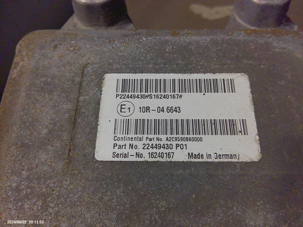 Volvo FH 540 Adblue styrenhet, 22449430 - 电气系统 适用于 卡车:图2 Volvo FH 540 Adblue styrenhet, 22449430 - 电气系统 适用于 卡车:图2