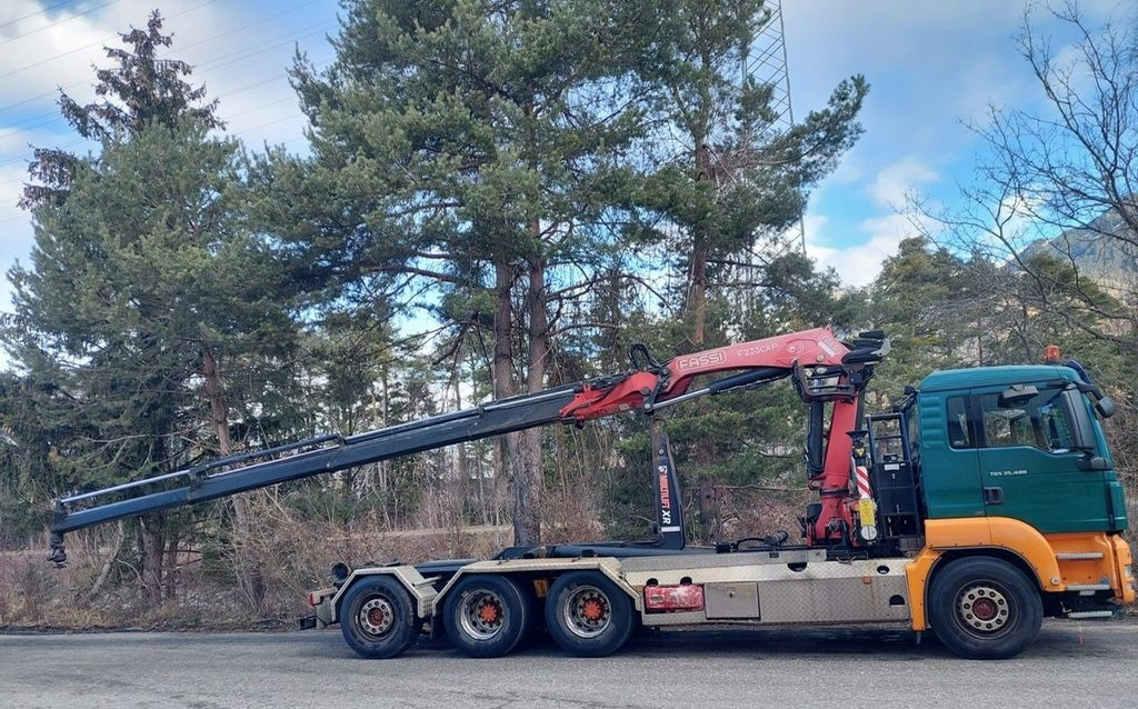 MAN TGS 35.480 8x4, E5, Fassi F235CXP Kran+Abroll - 起重车, 吊钩升降车:图3 MAN TGS 35.480 8x4, E5, Fassi F235CXP Kran+Abroll - 起重车, 吊钩升降车:图3