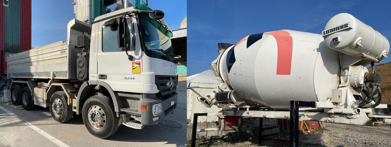 Mercedes-Benz Actros 3241 8x4,E5,Wechselsystem Mischer/Kipper - 混凝土搅拌车:图1 Mercedes-Benz Actros 3241 8x4,E5,Wechselsystem Mischer/Kipper - 混凝土搅拌车:图1