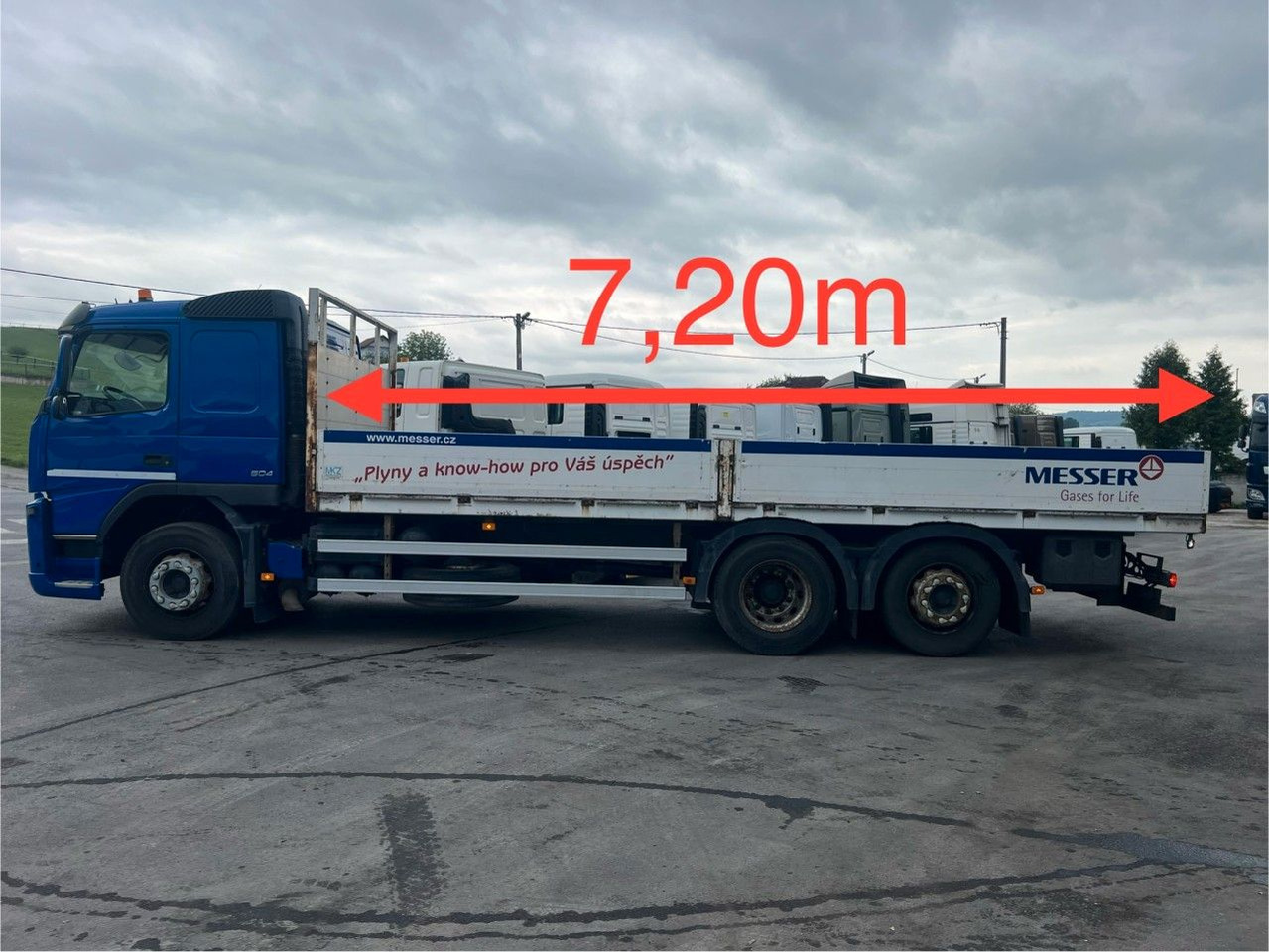 Volvo FM 460 6x2, E5, L:7200mm - 栏板式/ 平板卡车:图4 Volvo FM 460 6x2, E5, L:7200mm - 栏板式/ 平板卡车:图4