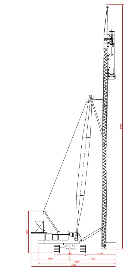 HITACHI KH300-3 PD - 履带式起重机:图3 HITACHI KH300-3 PD - 履带式起重机:图3