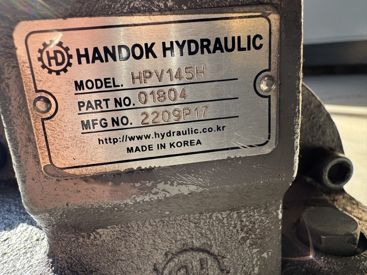 液压泵 适用于 履带式挖掘机 Handok HPV145H：图6