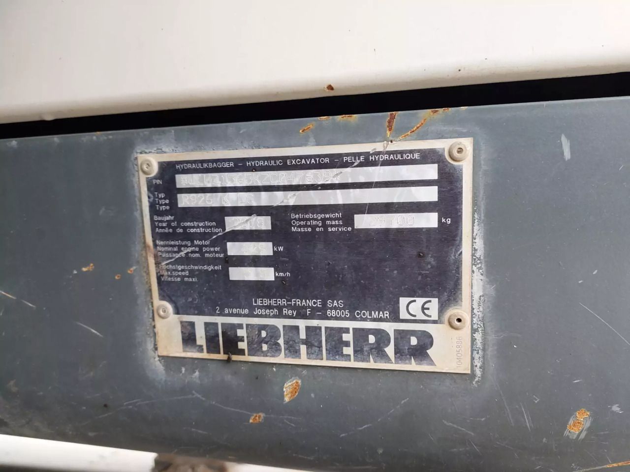 履带式挖掘机 2018 Liebherr R 926Compact:图11 履带式挖掘机 2018 Liebherr R 926Compact:图11