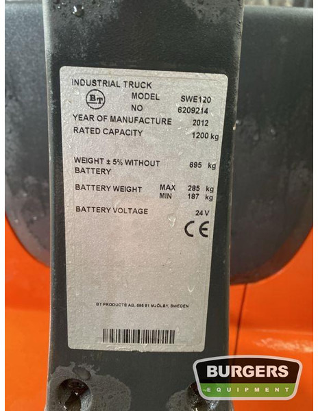 BT SWE120 - 堆垛机:图5 BT SWE120 - 堆垛机:图5