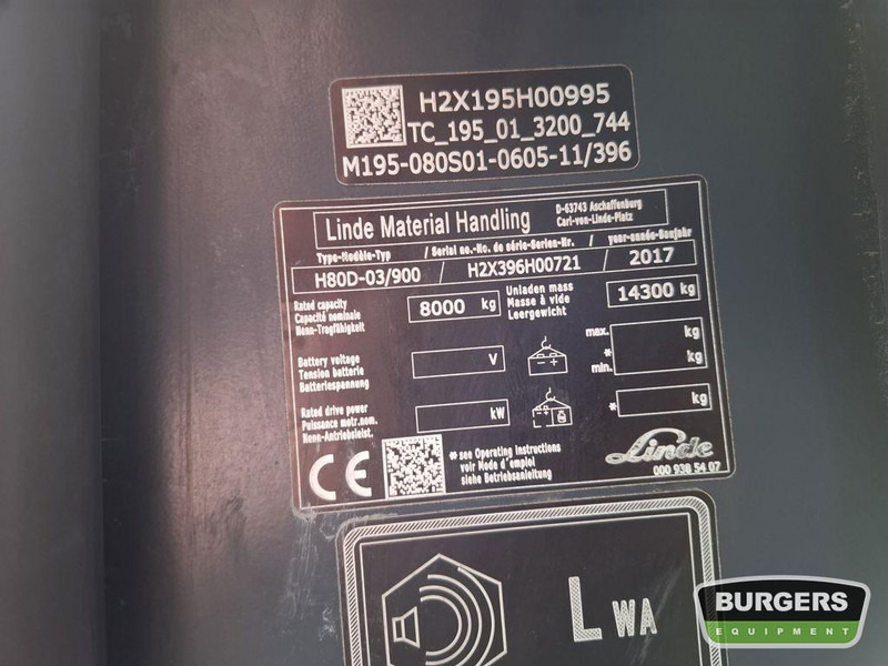 Linde H80D - 柴油叉车:图5 Linde H80D - 柴油叉车:图5