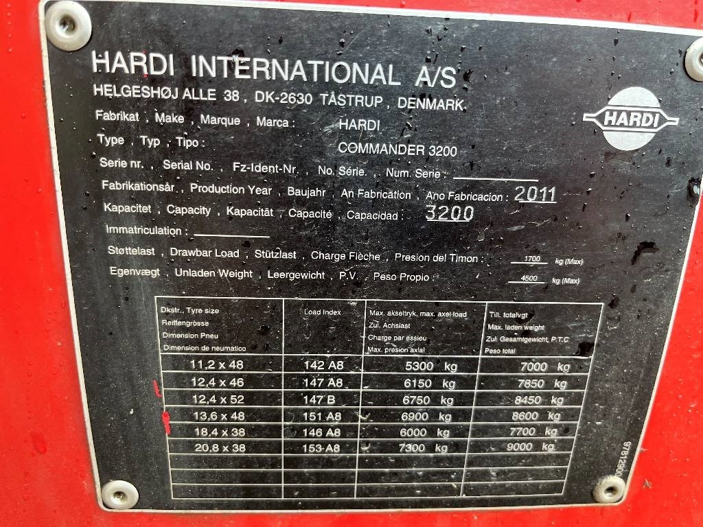 Hardi Commander 3200 Dismantled: only spare parts - 牵引式喷雾机:图3 Hardi Commander 3200 Dismantled: only spare parts - 牵引式喷雾机:图3
