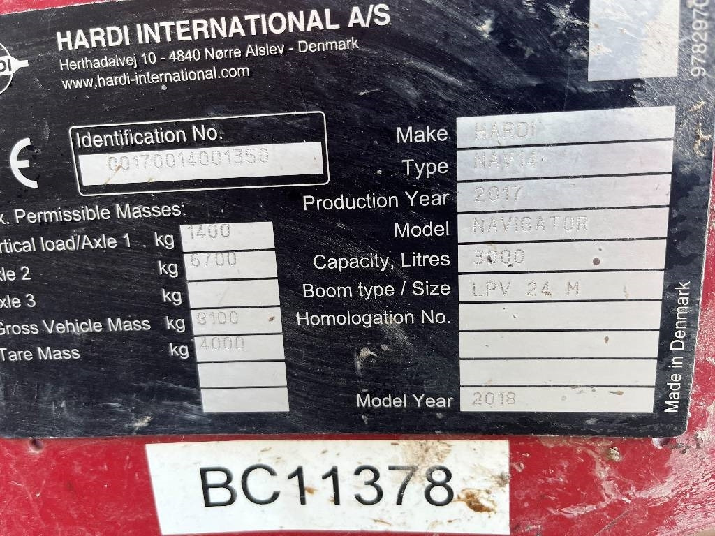 Hardi Navigator 3000 Dismantled: only spare parts - 牵引式喷雾机:图3 Hardi Navigator 3000 Dismantled: only spare parts - 牵引式喷雾机:图3