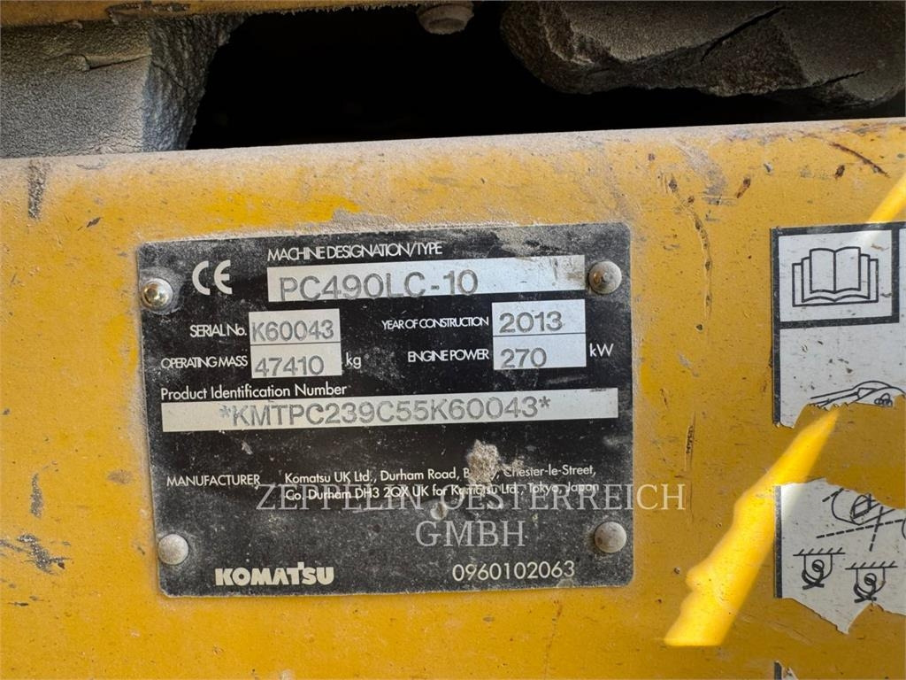 Komatsu PC490LC-10 - 履带式挖掘机:图4 Komatsu PC490LC-10 - 履带式挖掘机:图4