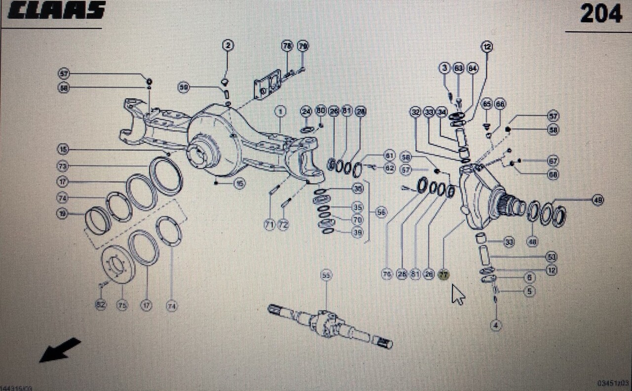 CLAAS 00 0581 112 0/00 0581 113 0/00 0599 873 1/00 0599 874 1/Claas Xerion 3300 - 转向节 适用于 拖拉机:图1 CLAAS 00 0581 112 0/00 0581 113 0/00 0599 873 1/00 0599 874 1/Claas Xerion 3300 - 转向节 适用于 拖拉机:图1
