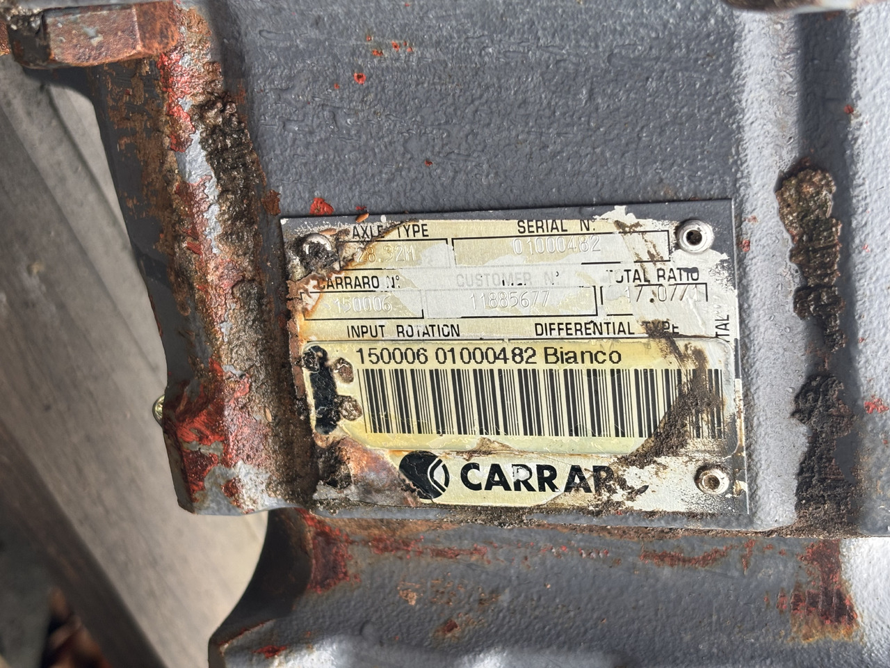 Carraro 28.32M 11885677 150006 Obudowa Mostu Pochwa Zwolnica Zwrotnica Hamulec Piasta CZĘŚCI - 轴及其零件 适用于 农业机械:图5 Carraro 28.32M 11885677 150006 Obudowa Mostu Pochwa Zwolnica Zwrotnica Hamulec Piasta CZĘŚCI - 轴及其零件 适用于 农业机械:图5