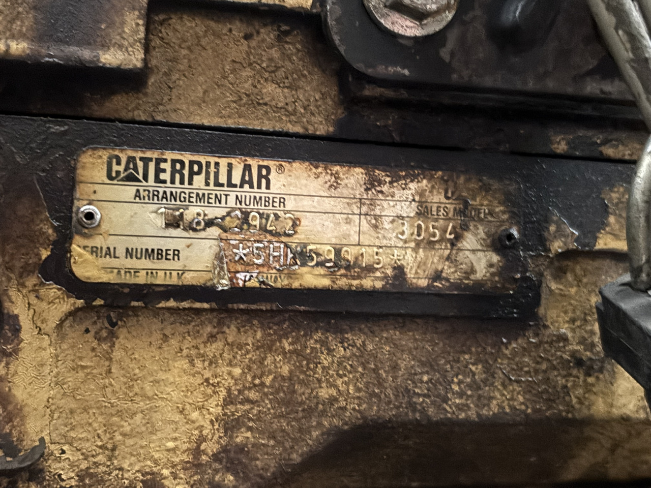 发动机 适用于 建筑机械 Cat Caterpillar Silnik 3054 560 2015 koni rok CZĘŚCI 107-9664：图6