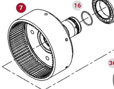Fendt 930 933 936 939 942 Vario Gen 6 Obudowa Sprzęgła WOM CZĘŚCI 931150200511 - 离合器及其零件 适用于 拖拉机:图1 Fendt 930 933 936 939 942 Vario Gen 6 Obudowa Sprzęgła WOM CZĘŚCI 931150200511 - 离合器及其零件 适用于 拖拉机:图1