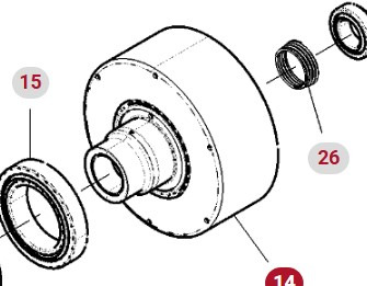 Fendt 930 933 936 939 942 Vario Gen 6 Obudowa Sprzęgła WOM CZĘŚCI H218PH0150010 - 离合器及其零件 适用于 拖拉机:图1 Fendt 930 933 936 939 942 Vario Gen 6 Obudowa Sprzęgła WOM CZĘŚCI H218PH0150010 - 离合器及其零件 适用于 拖拉机:图1