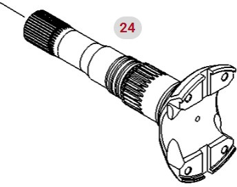 Fendt Vario 1038 1042 1046 1050 GEN 3 Wał Hamulcy Hamulców F530300200180 - 制动零件 适用于 农业机械:图1 Fendt Vario 1038 1042 1046 1050 GEN 3 Wał Hamulcy Hamulców F530300200180 - 制动零件 适用于 农业机械:图1