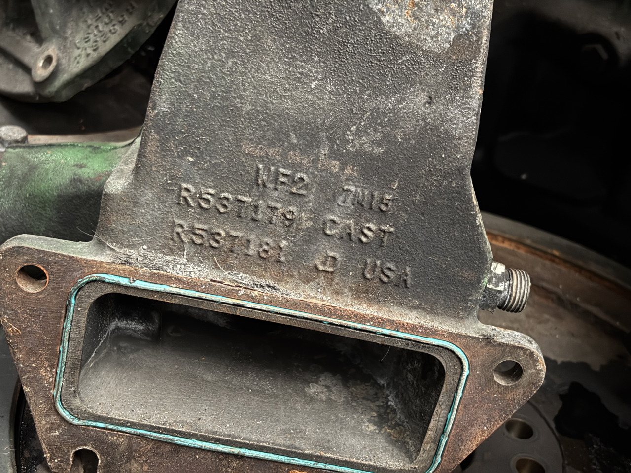 飞轮 适用于 农业机械 John Deere 7230 7280 8260 8310 9370 670 Silnik Blok Koło Zamachowe CZĘŚCI RE538143 R537181：图6