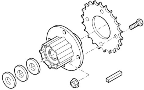 John Deere 9780CTS 9780 CTS Sprzęgło Poślizgowe BZ100053 - 离合器及其零件 适用于 农业机械:图1 John Deere 9780CTS 9780 CTS Sprzęgło Poślizgowe BZ100053 - 离合器及其零件 适用于 农业机械:图1