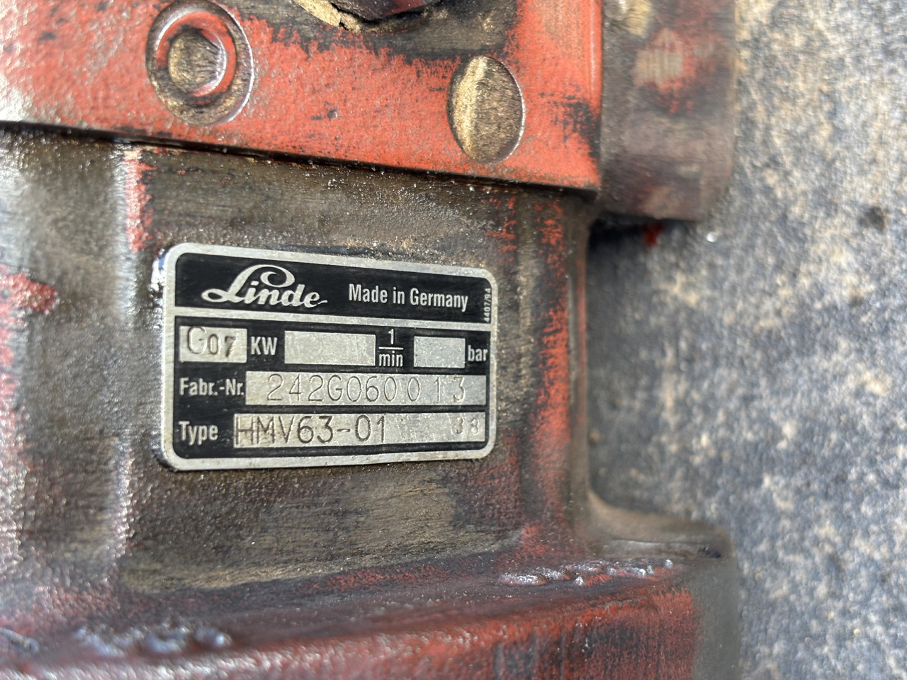 Linde HMV63-01 Pompa Hydrauliczna Tłokowa Silnik - 液压泵 适用于 农业机械:图5 Linde HMV63-01 Pompa Hydrauliczna Tłokowa Silnik - 液压泵 适用于 农业机械:图5