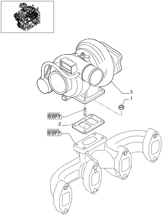 New Holland T6010 Regen turbosprezarka reman-turbocharger 4895271R - 涡轮增压器 适用于 农业机械:图1 New Holland T6010 Regen turbosprezarka reman-turbocharger 4895271R - 涡轮增压器 适用于 农业机械:图1