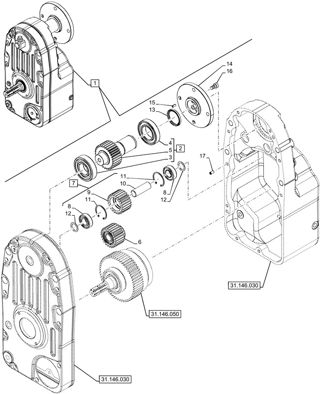 New Holland T6070 Wałek koła zębatego 47491640 - 传动装置 适用于 拖拉机:图1 New Holland T6070 Wałek koła zębatego 47491640 - 传动装置 适用于 拖拉机:图1