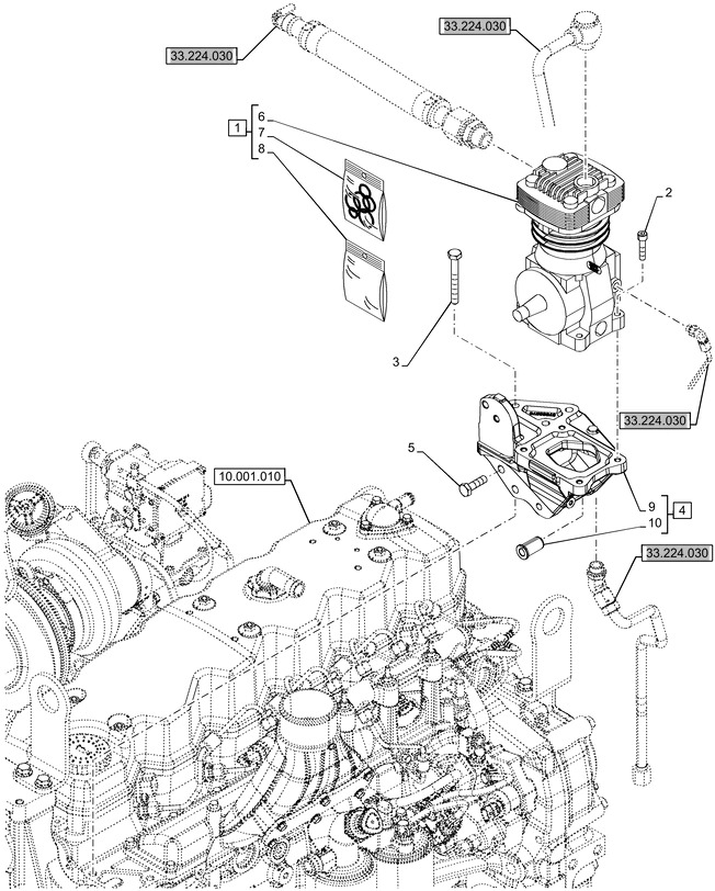 New Holland T6090 Zespół tłoka 47982987 - 活塞/环/ 衬套 适用于 拖拉机:图1 New Holland T6090 Zespół tłoka 47982987 - 活塞/环/ 衬套 适用于 拖拉机:图1