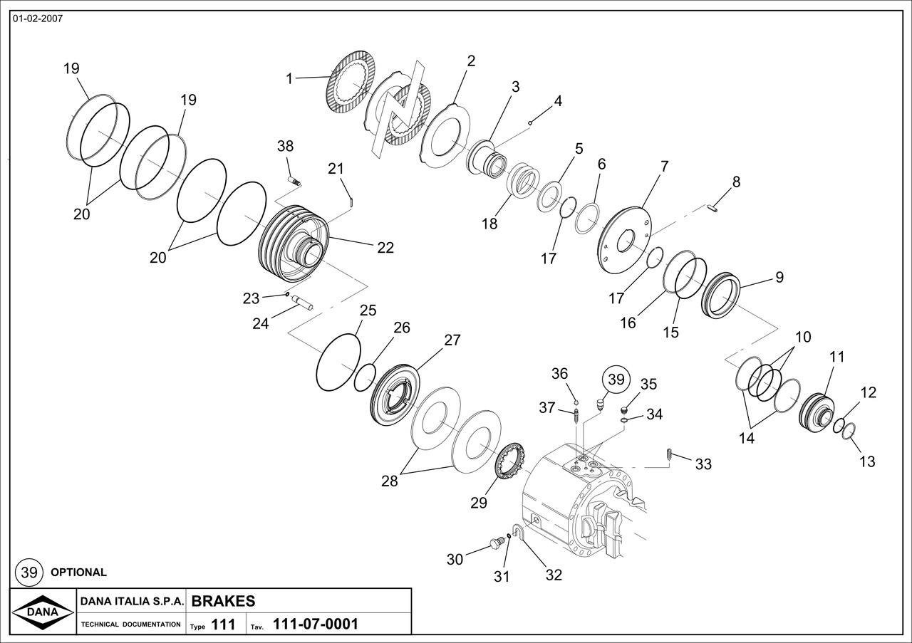 SPICER 311/211/174 Hamulec Kompletny CZĘŚCI - 制动零件 适用于 农业机械:图1 SPICER 311/211/174 Hamulec Kompletny CZĘŚCI - 制动零件 适用于 农业机械:图1
