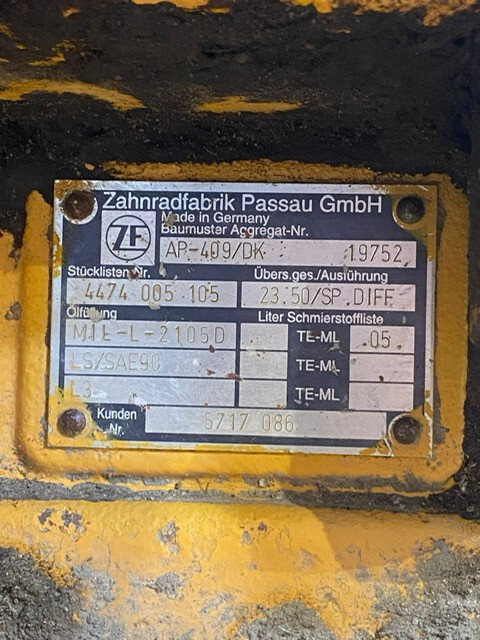 ZF 4474 452 100 , ZP 111 66640 - 轴及其零件 适用于 农业机械:图5 ZF 4474 452 100 , ZP 111 66640 - 轴及其零件 适用于 农业机械:图5