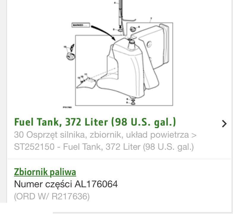 Zbiornik Paliwa - John Deere 7530 Premium - 燃料箱 适用于 农业机械:图3 Zbiornik Paliwa - John Deere 7530 Premium - 燃料箱 适用于 农业机械:图3