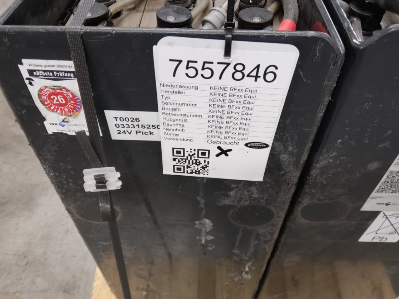 Battery Package 2x Batteries - 电池 适用于 材料装卸设备:图2 Battery Package 2x Batteries - 电池 适用于 材料装卸设备:图2