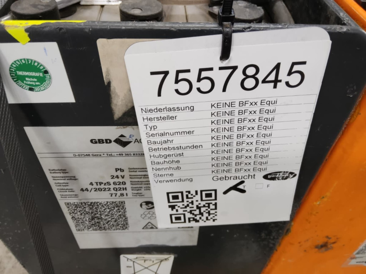 Battery Package 2x Batteries - 电池 适用于 材料装卸设备:图2 Battery Package 2x Batteries - 电池 适用于 材料装卸设备:图2