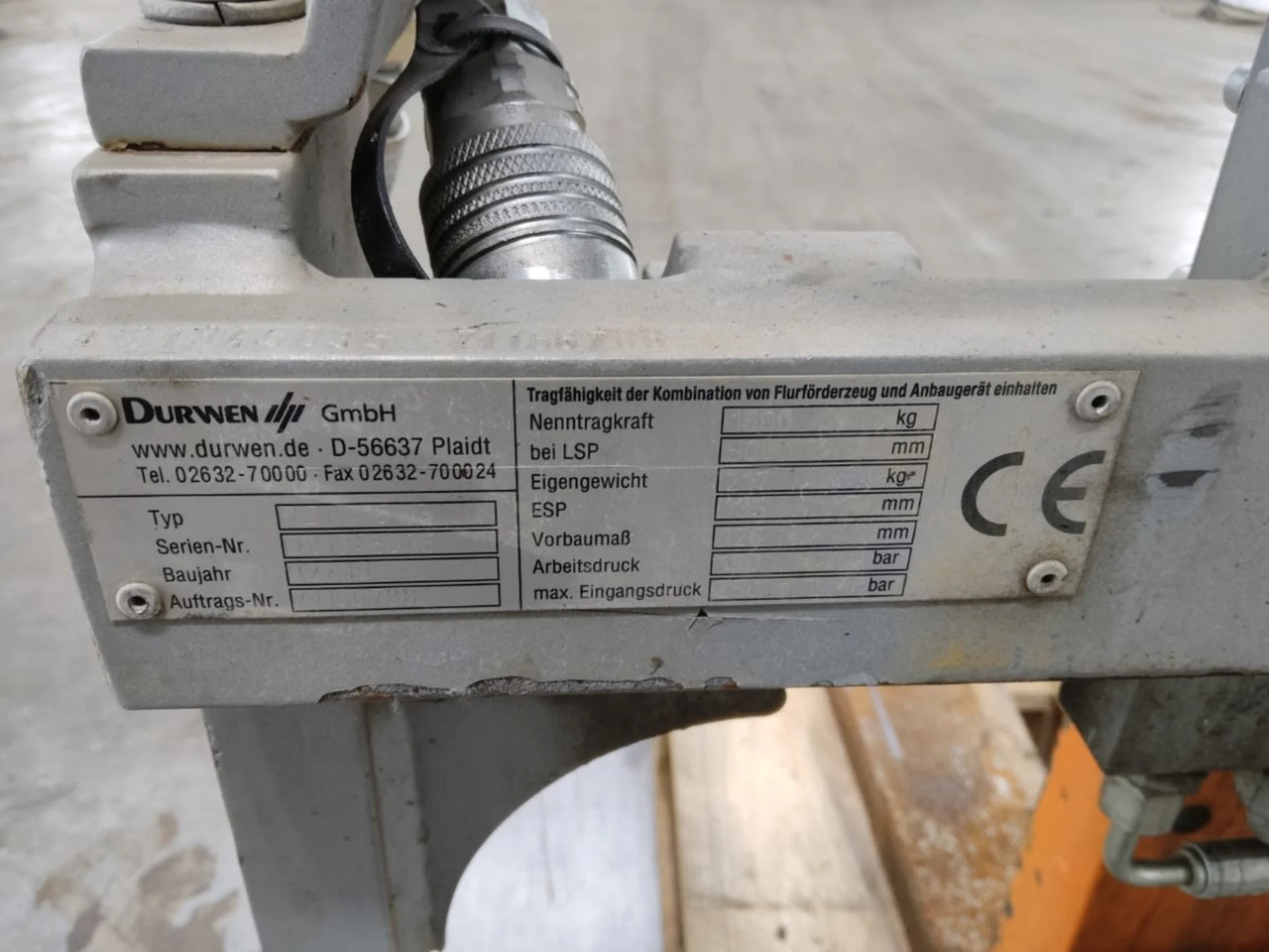 Durwen RZV16G - 附件 适用于 材料装卸设备:图4 Durwen RZV16G - 附件 适用于 材料装卸设备:图4