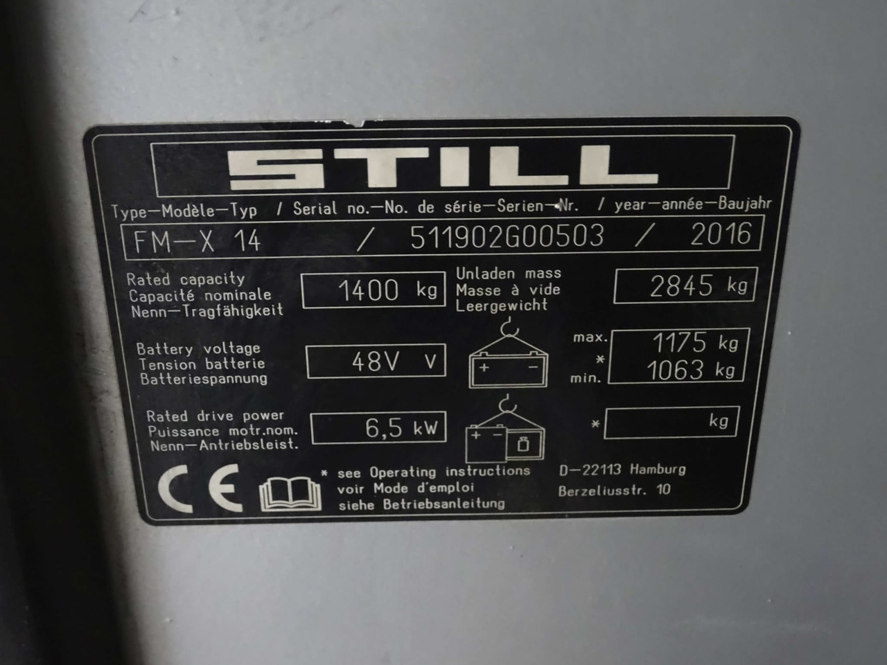 STILL FM-X14 - 前移式叉车:图5 STILL FM-X14 - 前移式叉车:图5