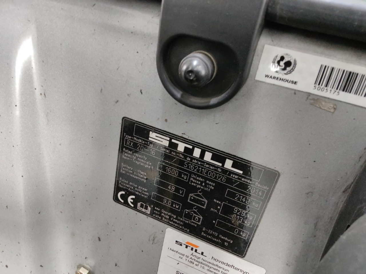 STILL RX20-16 - 电动叉车:图2 STILL RX20-16 - 电动叉车:图2