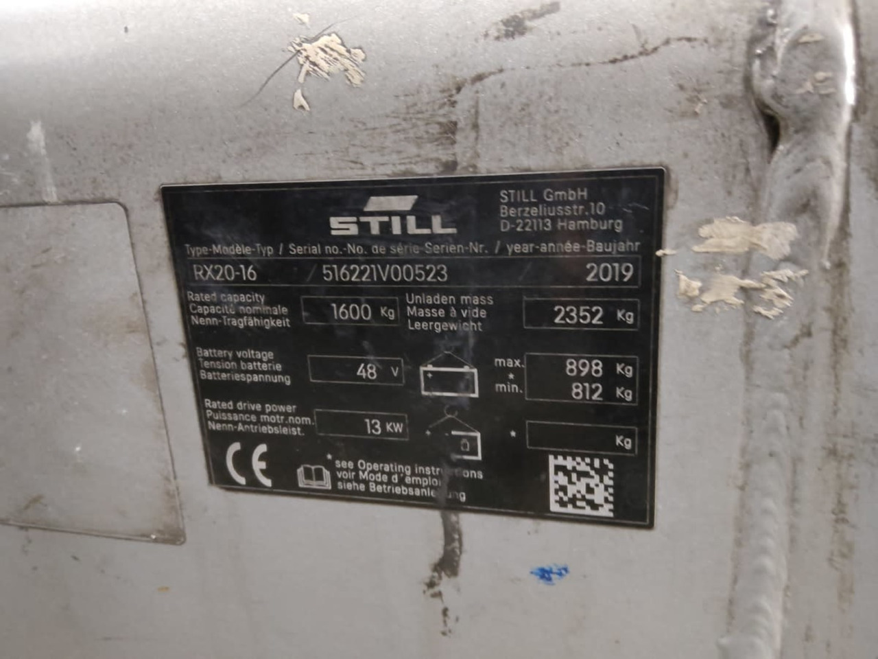 STILL RX20-16 - 电动叉车:图2 STILL RX20-16 - 电动叉车:图2