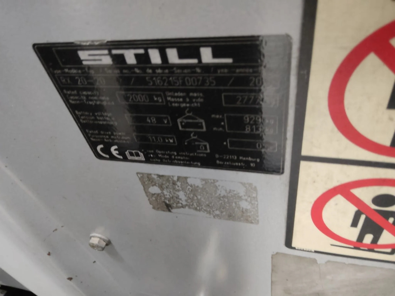 STILL RX20-20 - 电动叉车:图2 STILL RX20-20 - 电动叉车:图2
