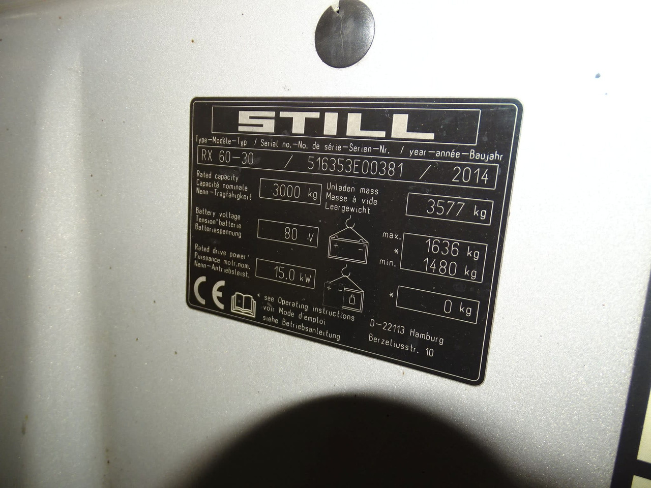 STILL RX60-30 - 电动叉车:图2 STILL RX60-30 - 电动叉车:图2