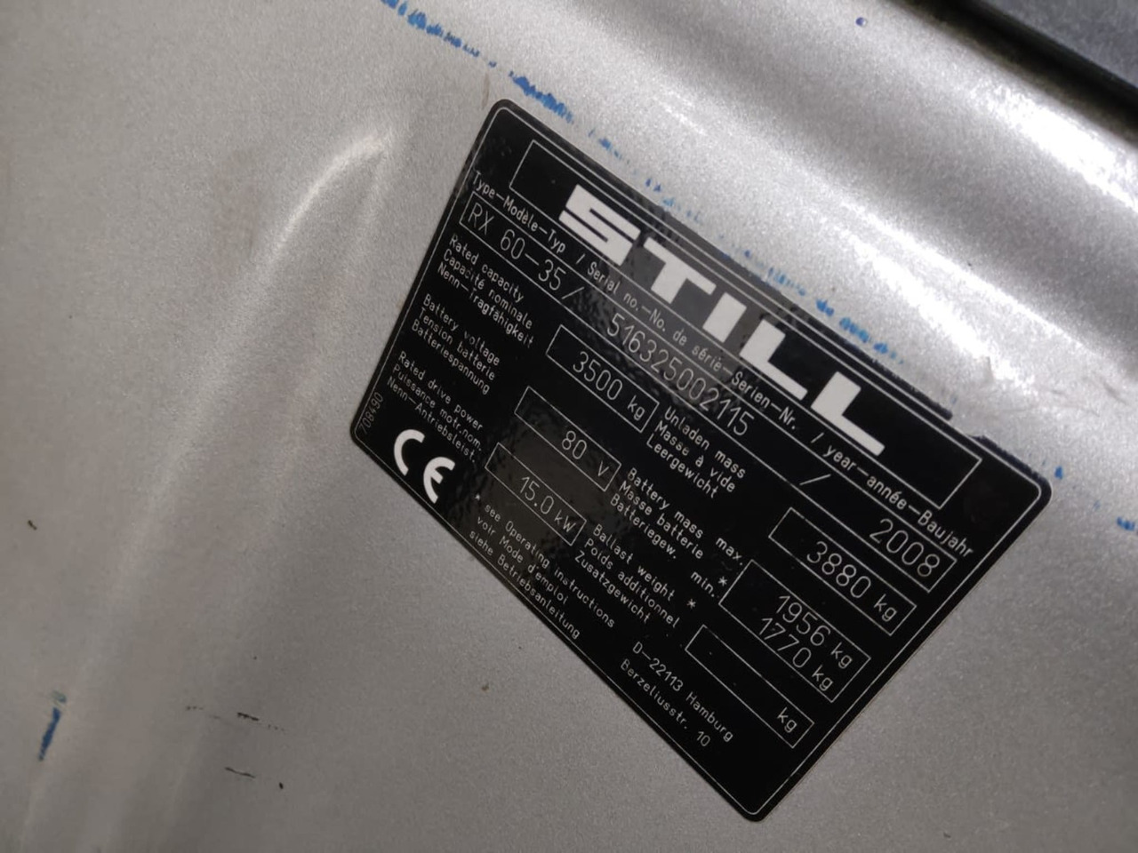 STILL RX60-35 - 电动叉车:图5 STILL RX60-35 - 电动叉车:图5