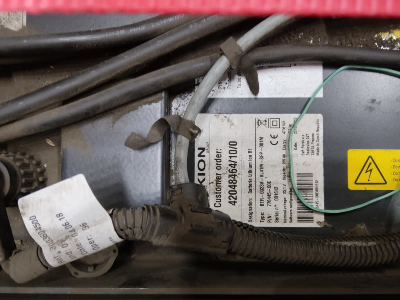 Saft 24V 205Ah/LiIon - 电池 适用于 材料装卸设备:图2 Saft 24V 205Ah/LiIon - 电池 适用于 材料装卸设备:图2