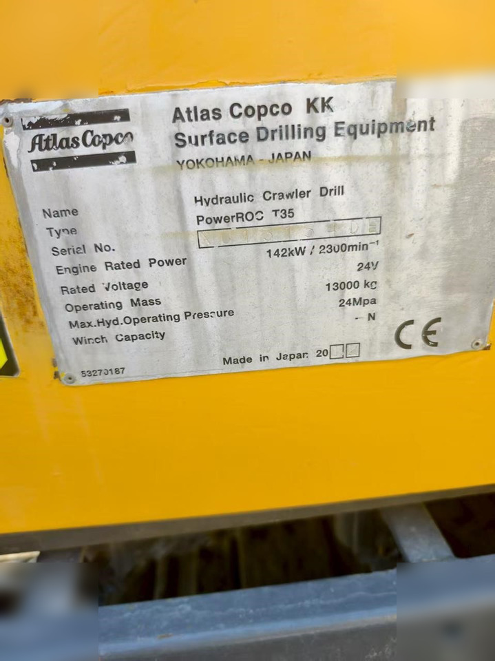 2012 ATLAS COPCO T35 - 钻机:图5 2012 ATLAS COPCO T35 - 钻机:图5