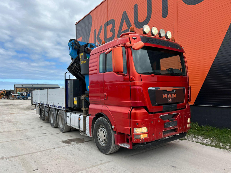 MAN TGX 35.480 8x4*4 PK 65002 + JIB / PLATFORM L=6800 mm - 栏板式/ 平板卡车, 起重车:图4 MAN TGX 35.480 8x4*4 PK 65002 + JIB / PLATFORM L=6800 mm - 栏板式/ 平板卡车, 起重车:图4