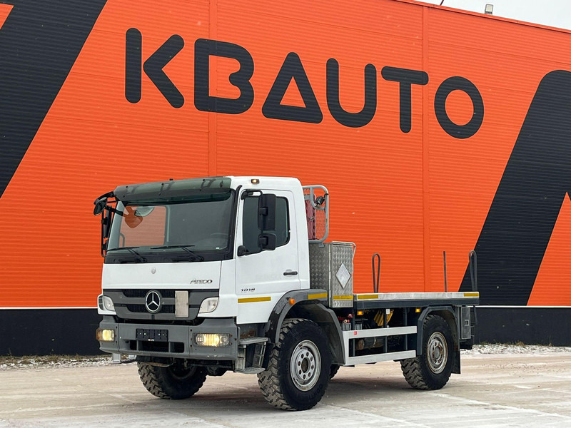 Mercedes-Benz Atego 1018 4x4 ONLY 18844 km ! / FULL STEEL / DRUM BRAKES / PLATFORM L=3500 mm - 栏板式/ 平板卡车:图1 Mercedes-Benz Atego 1018 4x4 ONLY 18844 km ! / FULL STEEL / DRUM BRAKES / PLATFORM L=3500 mm - 栏板式/ 平板卡车:图1