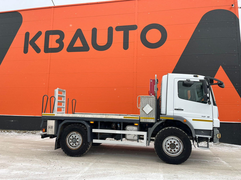 Mercedes-Benz Atego 1018 4x4 ONLY 18844 km ! / FULL STEEL / DRUM BRAKES / PLATFORM L=3500 mm - 栏板式/ 平板卡车:图5 Mercedes-Benz Atego 1018 4x4 ONLY 18844 km ! / FULL STEEL / DRUM BRAKES / PLATFORM L=3500 mm - 栏板式/ 平板卡车:图5