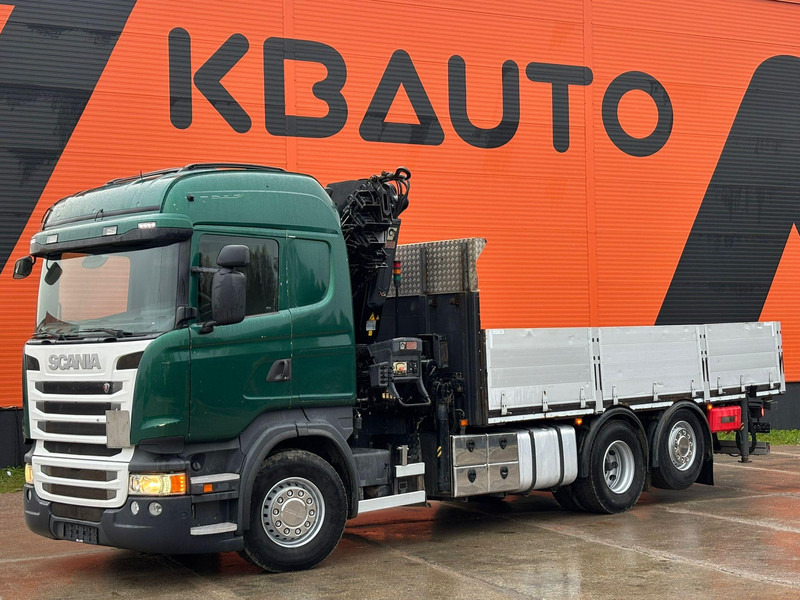 Scania R 410 6x2 HIAB 322EP-5 HIPRO / PLATFORM L=6131 mm - 栏板式/ 平板卡车, 起重车:图2 Scania R 410 6x2 HIAB 322EP-5 HIPRO / PLATFORM L=6131 mm - 栏板式/ 平板卡车, 起重车:图2