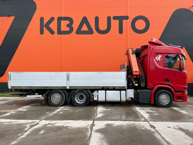 Scania R 450 6x2*4 PK 26002 / PLATFORM L=6482 mm - 栏板式/ 平板卡车, 起重车:图5 Scania R 450 6x2*4 PK 26002 / PLATFORM L=6482 mm - 栏板式/ 平板卡车, 起重车:图5