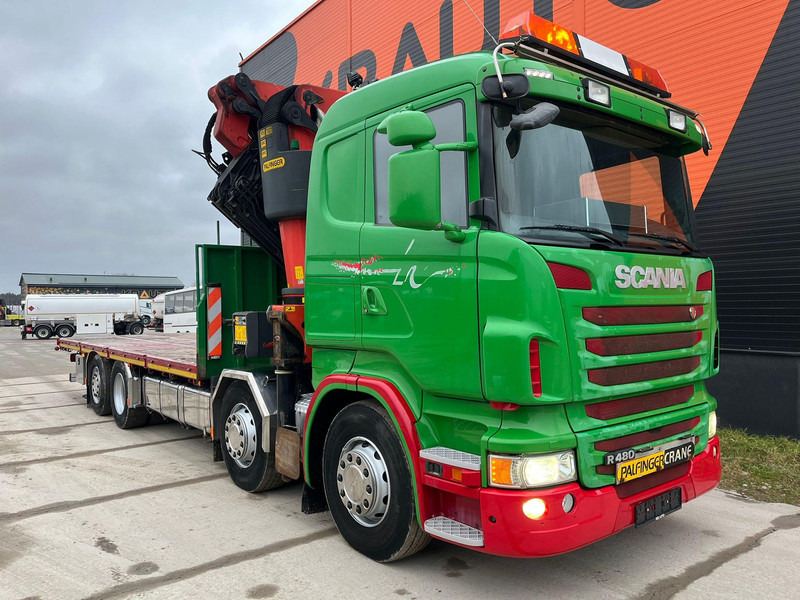 Scania R 480 8x2*6 PK 65002 + JIB / PLATFORM L=7518 mm - 栏板式/ 平板卡车, 起重车:图4 Scania R 480 8x2*6 PK 65002 + JIB / PLATFORM L=7518 mm - 栏板式/ 平板卡车, 起重车:图4
